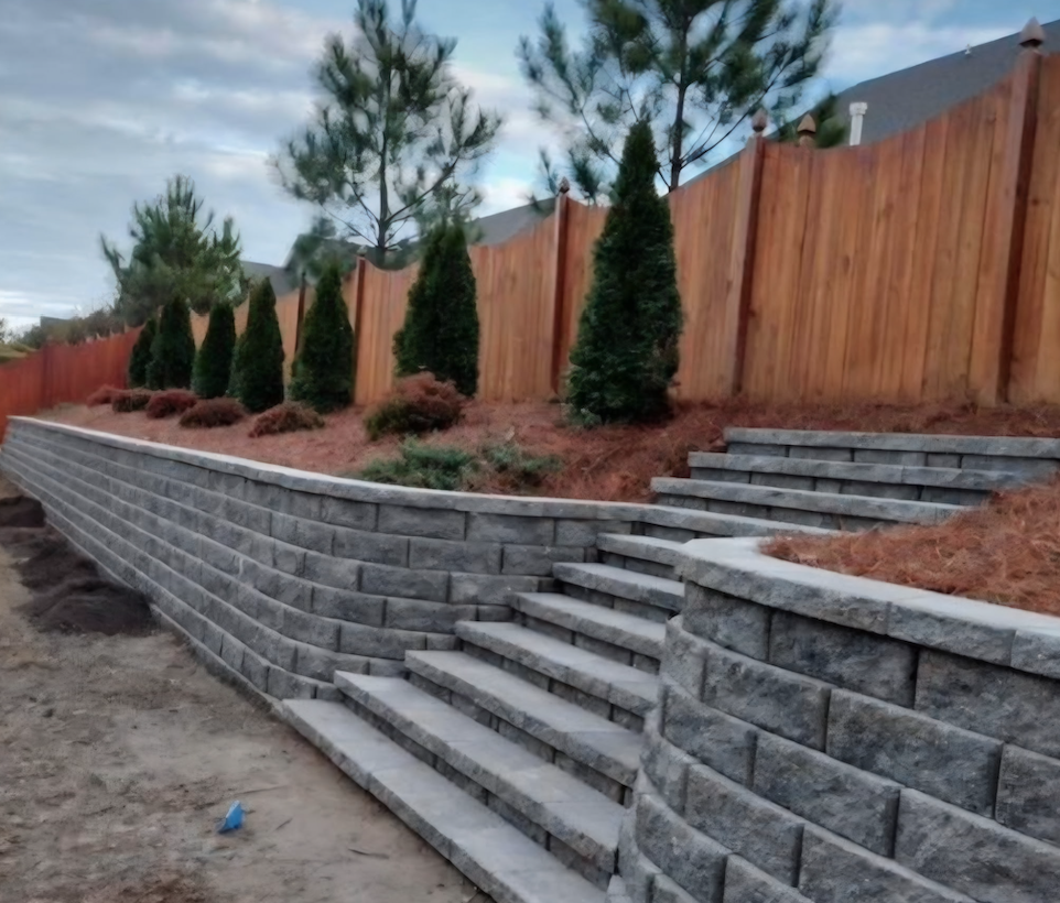 Retaining Wall Installation